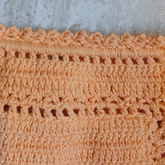 NWT She Made Me Cotton Crochet Knit Essential High-Waisted Bikini Bottoms - Picture 3 of 11